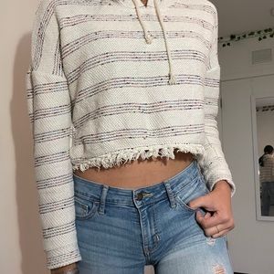 🤍 Cute Crop Boho Sweater/Hoodie 🤍